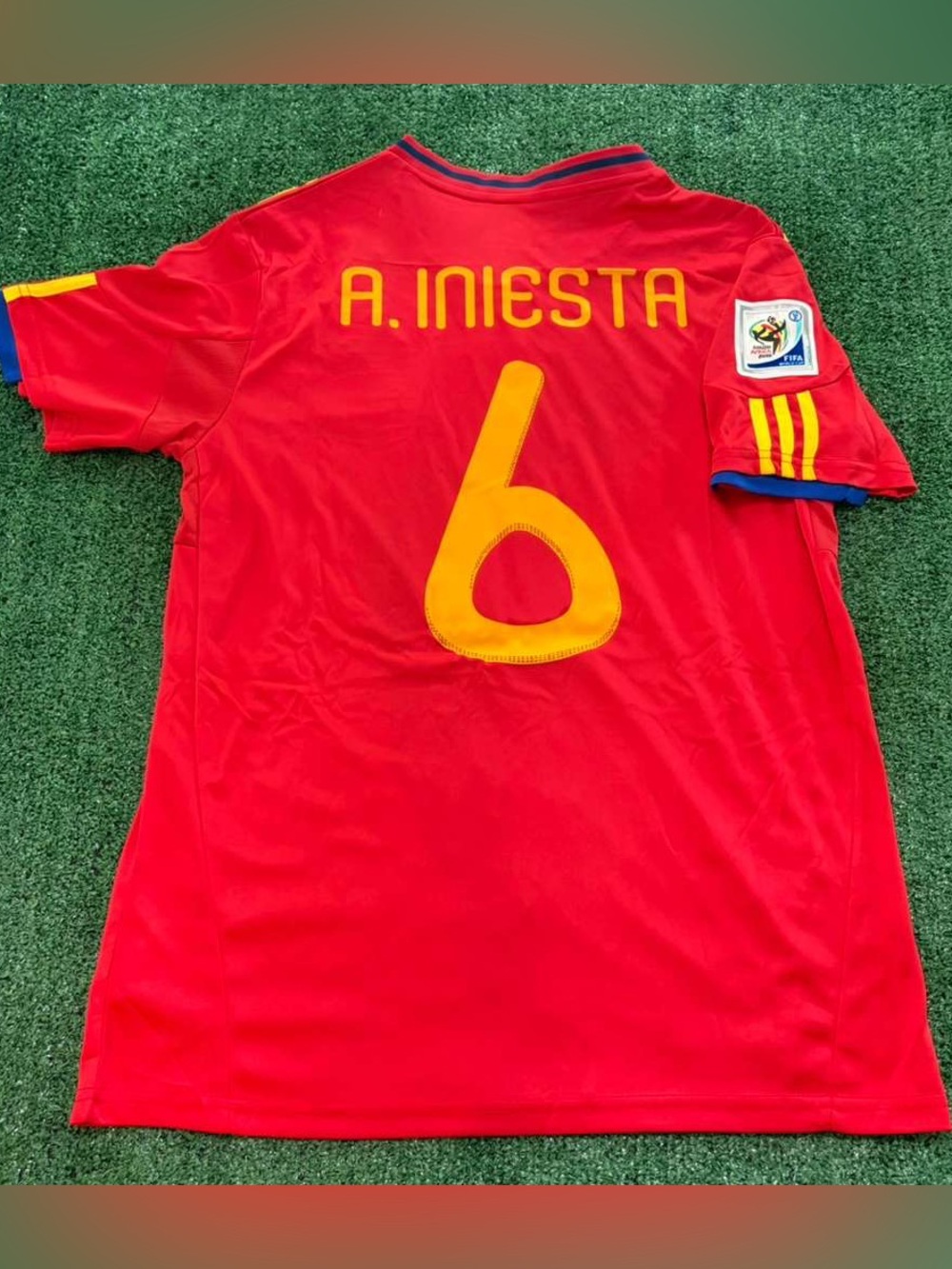Andres Iniesta Spain Jersey